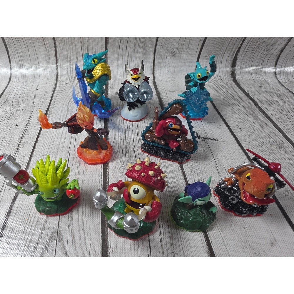 Skylanders Giants Figure Lot Tree Rex Jet-Vac Cynder Flameslinger - Picture 4 of 5
